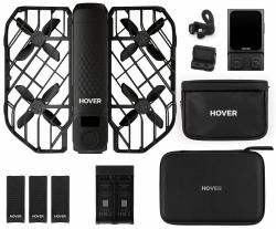 HOVERAir X1 Pro Ultimate 4 ρότορες Τετρακόπτερ 12 MP 1920 mAh Μαύρος [Μαύρο] (HOVERAIR X1 PRO ULTIMATE CYCLING KIT)