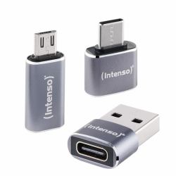 Intenso 7600913 μετατροπέας καλωδίου Γκρι 