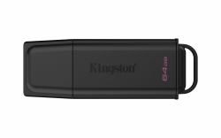Kingston Technology DataTraveler Exodia μονάδα USB flash 64 GB USB Τύπου-A 3.2 Gen 1 [3.1 Gen 1] Μαύρος [Μαύρο] (Kingston USB 3.2 Stick DataTraveler Exodia black 64GB 3.2 Gen 1)