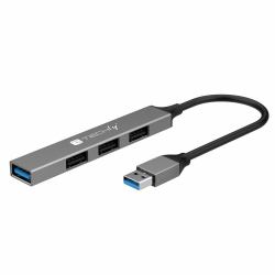techly IUSB32-HUB4A-3U2SLS φορητός σταθμός σύνδεσης & προσομοιωτ�...