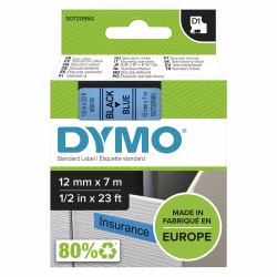 DYMO D1 Standard - Black on Blue - 12mm ταινία κατασκευής ετικετών Μαύ...