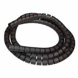 Cable tube Ã 25 mm incl. tool - [2 m package], Black - Warranty: 12M