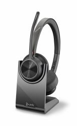 HP Poly Voyager 4320 UC Headset - Wireless incl. Charging stand - Black POLY Voyager 4320 UC, Wir...