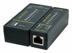 LogiLink WZ0080 δοκιμαστής καλωδίων δικτύου RJ-45 & SFP tester Μαύρος [Μαύρο] (Network Cable Tester Rj-45 & - Sfp Tester Black - Warranty: 12M)
