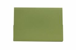 Exacompta Guildhall 25PK Double Pocket Legal Wallet 315gsm Green