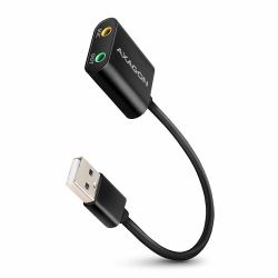 Axagon ADA-12 USB 2.0 Stereo Audio Mini-Adapter 15 cm Kabellänge - Kabel - Audio/Multimedia 2.0 κανάλια (AXAGON ADA-12 USB 2.0, Stereo Audio Mi)