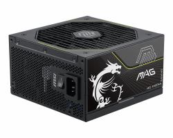 MSI MAG A1000PLS PCIE5 μονάδα τροφοδοσίας 1000 W 24-pin ATX ATX Μαύρος [Μαύρο] (MSI 1000W PLATINUM FM MAG A1000PLS PCIE5)