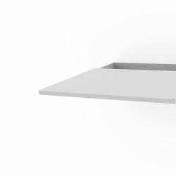 Func Mobile Fixed Shelf, White - Warranty: 60M