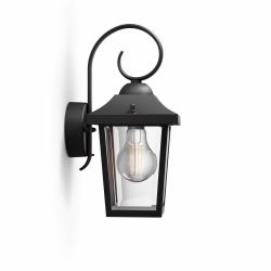 Philips myGarden 1723630PN Επιτοίχιος φωτισμός εξωτερικού χώρου E27 LED (Philips Mygarden Buzzard Wall - Light 60W E27 No-Bulb - Warranty: 12M)