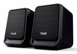 Trust Milo 2.0 σετ ηχείων 12 W PC/Laptop Μαύρος [Μαύρο] 2.0 κανάλια ([NEW] 26254 MILO 2.0 SPEAKER SET USB-C)