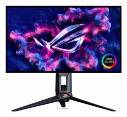 ASUS ROG Swift OLED PG27UCWM επίπεδη οθόνη 67,3 cm [26.5"] 3840 x 2160 εικονοστοιχεία 4K Ultra HD QD-OLED Μαύρος [Μαύρο] (ASUS 26.5 OLED MON ROG SWIFT PG27UCWM)