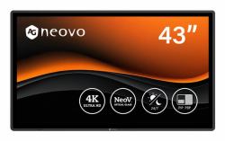 AG Neovo QX4302 Οθόνη CCTV 109,2 cm [43"] 3840 x 2160 εικονοστοιχεία (QX4302 43IN LFD UHD 4K - 3840X2160 450CD 5MS)