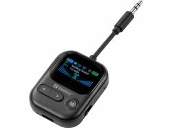 Sandberg 450-14 ασύρματος πομπός ήχου 3.5 mm 10 m Μαύρος [Μαύρο] Ενσωματωμένη οθόνη (BT Audio Link 2in1 TxRx Pro - Warranty: 60M)
