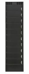 LEBA Innovation NoteLocker NL-12-KEY-UK φορητό καροτσάκι & γραφείο διαχείρισης Ερμάριο διαχείρισης φορητών συσκευών Μαύρος [�...