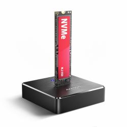 Axagon ADSA-M2C11 docking station δίσκων αποθήκευσης USB 3.2 Gen 2 [3.1 Gen 2] Type-C Μαύρος [Μαύρο] (*ADSA-M2C11 USB-C 1xNVMe /SATA M.2 10G)