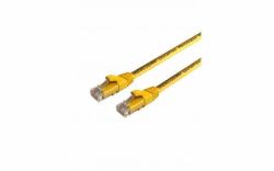 Mercodan UltraFlex Patchkabel KAT6 UTP, 5,0m, Gul, LSZH Halogenfri, AWG26, kobber, FLUKE testet �...