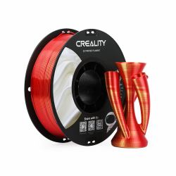 Creality CR-Silk PLA Filament Gold/Rot, 3D-Filament [1 kg, 1,75 mm, auf Rolle]