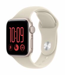 Apple Watch SE [3nd generation] OLED 40 mm Ψηφιακός 324 x 394 εικονοστοιχεία Οθόνη αφής Μπεζ Wi-Fi GPS (WATCH SE 3 GPS 40MM STARLIGHT - ALU. CASE SAND SPORT BAND ...