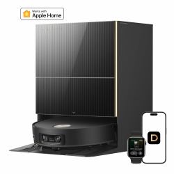 Dreame RLX96DE_BK ρομποτική ηλεκτρική σκούπα 1 L Μαύρος [Μαύρο] (Dreame X60 Pro U/Complete Vac BLK-UK)