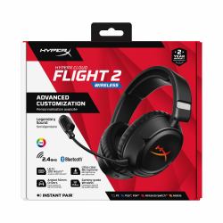 HyperX Cloud Flight 2 - Ασύρματα ακουστικά gaming [μαύρο] 