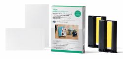 Cricut StickerPix Print + Cut Sticker Sheets, Photo Paper & Ink Cartridges Set (GEMINI SAMPLER STICKER GLOSSY WHITE)