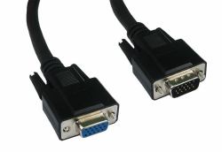Cables Direct CDEX-803K καλώδιο VGA 3 m VGA [D-Sub] Μαύρος [Μαύρο] (CDL 3m SVGA Extension Cable)