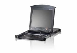 ATEN KL1516AM εναλλαγέας [switches] KVM Μαύρος [Μαύρο] (ATEN KL1516AM - KVM console with KVM switch - 16 ports - PS/2 - 17" - rack-mountable - 1280 x 1024 @ 75 Hz - VGA)