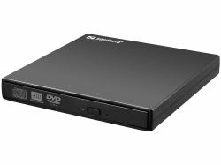 Sandberg USB Mini DVD Burner (USB DVD Drive - USB Mini DVD Burner, Black, - Desktop/Notebook, DVD Super Multi, USB 2.0, - Warranty: 60M)