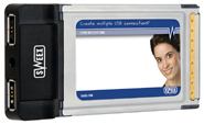 Sweex 2-Port USB 2.0 PC Card κάρτα διεπαφής/προσαρμογέας 