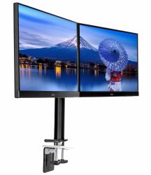 iiyama DS1002C-B1 βάση & στήριγμα οθόνης 81,3 cm [32"] Γραφείο Μαύρος [Μαύρο] (Iiyama DS1002C-B1 - Mounting kit - adjustable arm - for 2 monitors - black - scree...