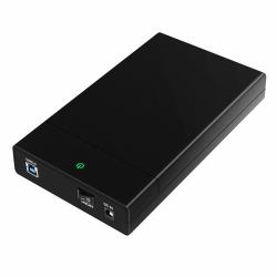 CoreParts K3568 αποθηκευτικά περιβλήματα μονάδων αποθήκευσης Μαύρος [Μαύρο] (3.5" USB 3.0 SATA Enclosure EU - Support all SATA HDD up to - 10TB S...