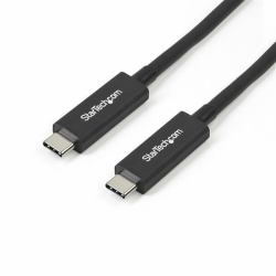 StarTech.com TBLT3MM1MA Thunderbolt καλώδιο 1 m 40 Gbit/s Μαύρος [Μαύρο] (1M THUNDERBOLT 3 40GBPS CABLE - .)