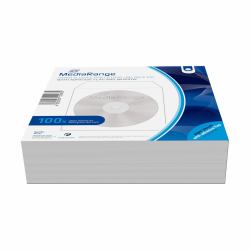 MediaRange BOX62 optical disc case Sleeve case 1 discs White (CD/DVD PaperhÃÂ¼llen 100 pieces)