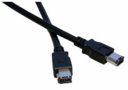 Cables Direct USB-135 καλώδιο firewire 5 m 6-p Μαύρος [Μαύρο] (5m Firewire 6 Pin [M] to 6 Pin [M] Cable)