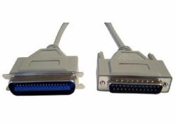 Cables Direct PC-107 παράλληλο καλώδιο Γκρι 7 m (CDL 7MTR D25 M - 36 Cent M)