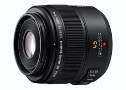 Panasonic H-ES045E φακός κάμερας (H-ES045 - Leica Micro Four Thirds DG Macro-Elmarit 45mm f2.8 Mega OIS Lens)
