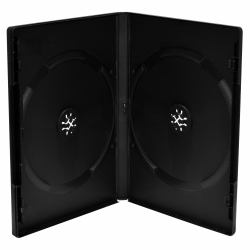 MediaRange BOX30-2 θήκη οπτικού δίσκου Θήκη DVD 2 δίσκοι Μαύρος [Μαύρο] (CD/DVD Storage Media Case - 5pcs, Black - Warranty: 12M)