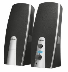 Trust MiLa 2.0 Speaker Set Μαύρος [Μαύρο], Άργυρος Καλωδιωμένος [Ενσύρματος] 5 W (**** TRUST MILA 2.0 SPEAKER 16697)
