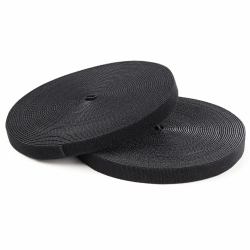 StarTech.com HKLP100 δεματικό Γάντζος & θηλιά καλωδίου Νάυλον Μαύρος [Μαύρο] 1 τεμάχια (3 METER CUT-TO-SIZE HOOK AND - LOOP CABLE TIE - BULK CABL...