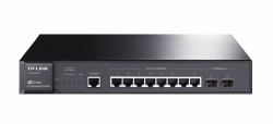 TP-Link TL-SG3210 Διαχειρίσιμος L2 Gigabit Ethernet [10/100/1000] 1U Μαύρος [Μαύρο] (TP-Link JetStream TL-SG3210 8-Port Metal Gigabit L2+ Managed Switch with 2 SFP Slots)