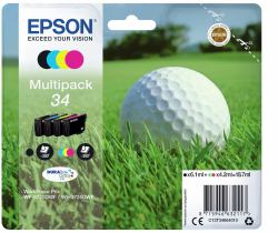 Epson Golf ball Πολυσυσκευασία μελανιού 34 DURABrite Ultra 4 χρωμάτω...
