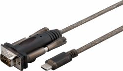 Microconnect USB3.1CRS232 σειριακό καλώδιο Μαύρος [Μαύρο] 1,5 m USB Type-C (USB - C - Serial DB9 1.5m M-M - USB 3.1 Type C - Serial DB9 M - to connect PDA, modem or serial...