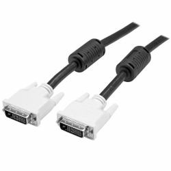 StarTech.com DVIDDMM3M καλώδιο DVI 3 m DVI-D Μαύρος [Μαύρο], Λευκός [Άσπρος] (3M DVI-D DUAL LINK - DV MONITOR CABLE - M/M)
