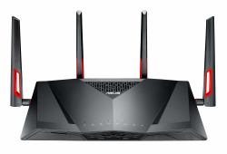 ASUS DSL-AC88U ασύρματος δρομολογητής Gigabit Ethernet Διπλής ζώνης [2.4 GHz / 5 GHz] Μαύρος [Μαύρο] (ASUS ROUTER ADSL W/L 2167MBPS DSL-AC88U)