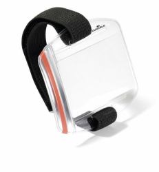 Durable 841419 πιάστρα για κονκάρδες / σήματα 10 τεμάχια (Durable Arm Band ID Card Holder Clear [10])