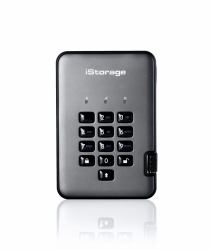iStorage diskAshur PRO2 1 TB USB Τύπου-A 3.2 Gen 1 [3.1 Gen 1] Μαύρος [Μαύρο] (diskAshur Pro2 SSD 256-bit 1TB - Classified - Graphite)
