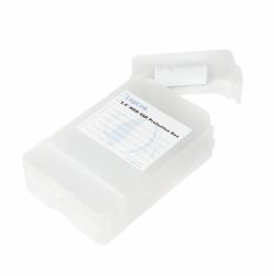 LogiLink UA0277 θήκη δίσκων αποθήκευσης Διαφανής (2,5" HDD protection box for 2 - HDD/SSD, white - Warranty: 12M)