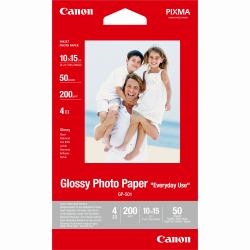 Canon 0775B081 φωτογραφικό χαρτί Στιλπνότητα (PHOTO PAPER GLOSSY - GP-501 4X6 50)