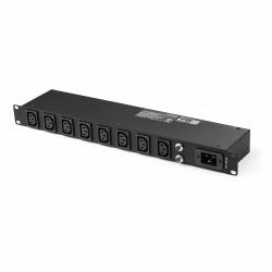 StarTech.com PDU08C13GB μονάδα διανομής ρεύματος [PDU] 8 Έξοδος [οι] εναλλασσόμενου ρεύματος 1U Μαύρος [Μαύρο] (1U POWER DISTRIBUTION ...