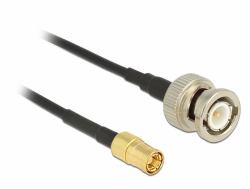 DeLOCK 1m, BNC/SMB ομοαξονικό καλώδιο RG-174 Μαύρος [Μαύρο] (Delock antennekabel - 1 m)